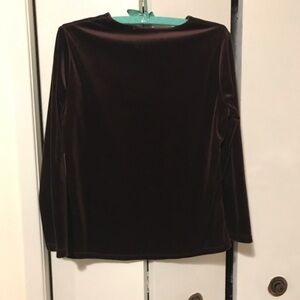 Ladies Long Sleeve Top Brown Color. $5.00 AS AN ADD ON